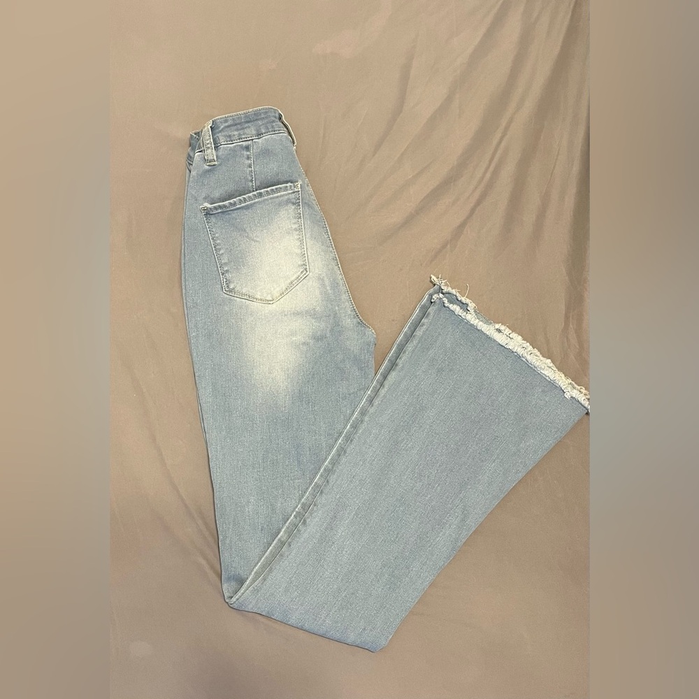 Light Wash Flare Jeans